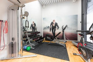 gym at scandic byporten in oslo norway