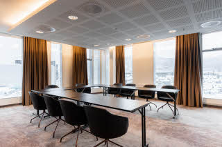 meeting room at scandic ornen in bergen