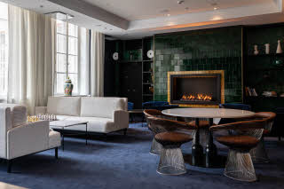 lounge at scandic grand central helsinki