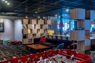 Lobby entertainment area Scandic Umea Syd