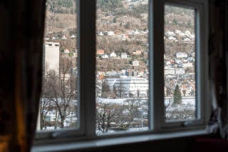 view from twin room at scandic byparken