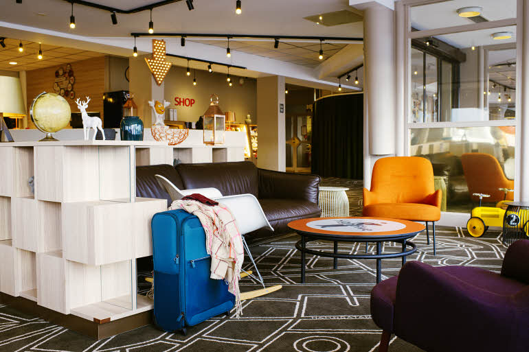 Reception hotel Scandic Uppsala Nord