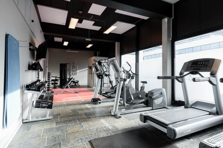 gym at scandic hamar in norway