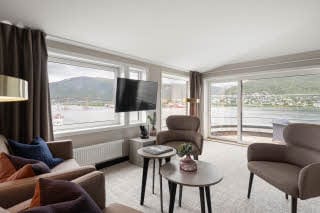 Master suite at Scandic Ishavshotel