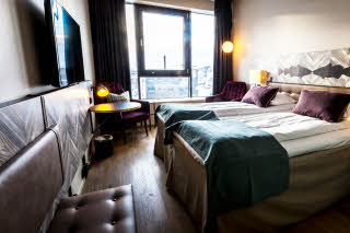 Superior room of Grand Tromso in Norway