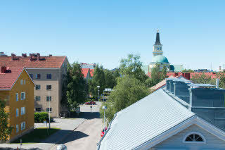 Superior King Bed view Scandic Oulu Station 