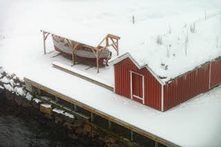 view from scandic sortland