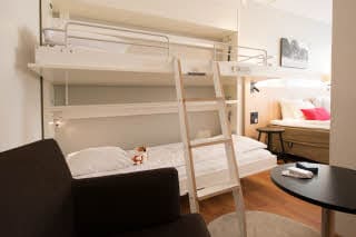 Bunkbed in Standard Family Four room at Scandic Sundsvall City