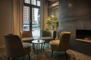 lobby of scandic oslo city in norway