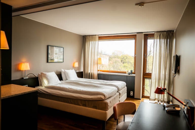 Accessible room with bed in Superior at Scandic Anglais in Stockholm