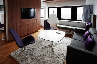 Scandic Copenhagen, suite living room