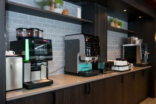 Coffee machines in restaurant