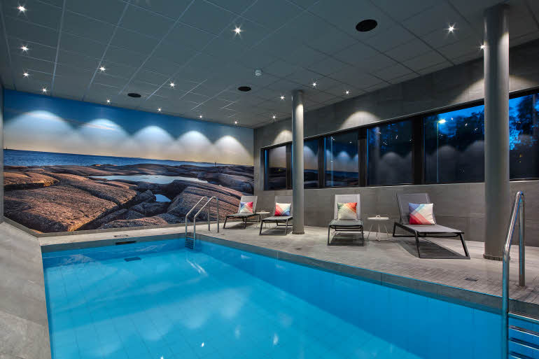 pool at scandic ornskoldsvik in sweden