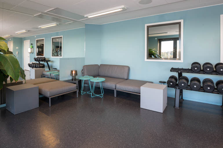 Gym dumbbells Scandic Laholmen Stromstad