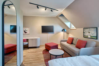Twin Superior room at Scandic Strommen
