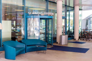 Lobby at Scandic Hamburg Emporio