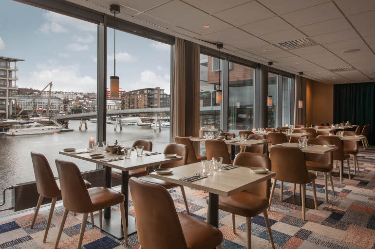 restaurant at scandic nidelven in trondheim