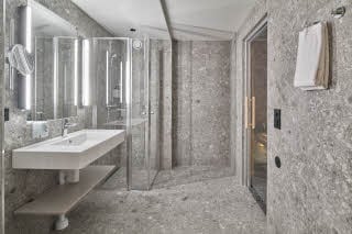 bathroom at scandic wallin in stockholm