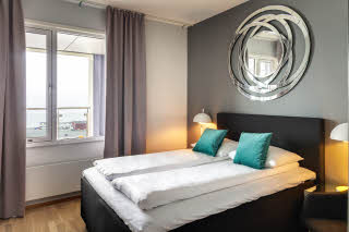 Scandic Syv Søstre Sandnessjøen beds in Presidential Suite