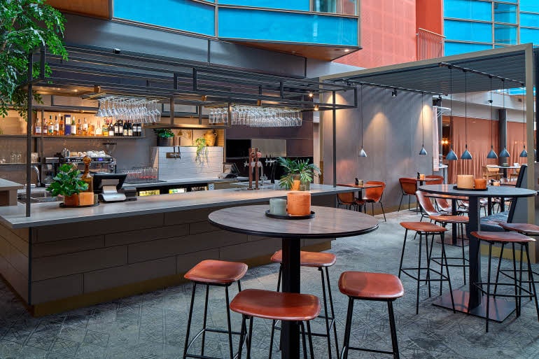 bar at scandic molndal in gothenburg sweden