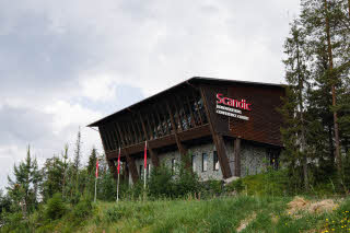 conference center facade at scandic rukahovi in rukatunturi finland