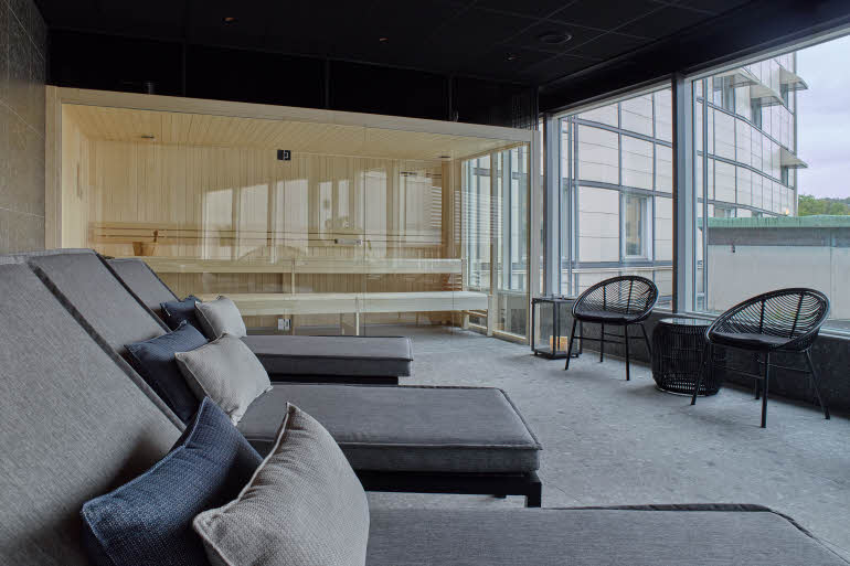 sauna at Scandic Opalen Gothenburg