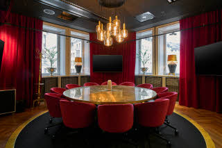 meeting room at scandic grand central in stockholm