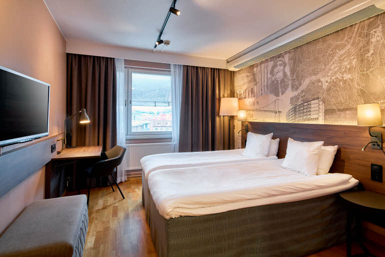 standard family room at scandic opalen in gothenburg