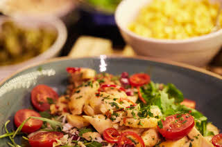 Breakfast salad Scandic Wroclaw
