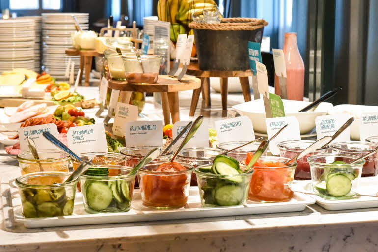 Breakfast Sandwich spread Scandic Star Lund