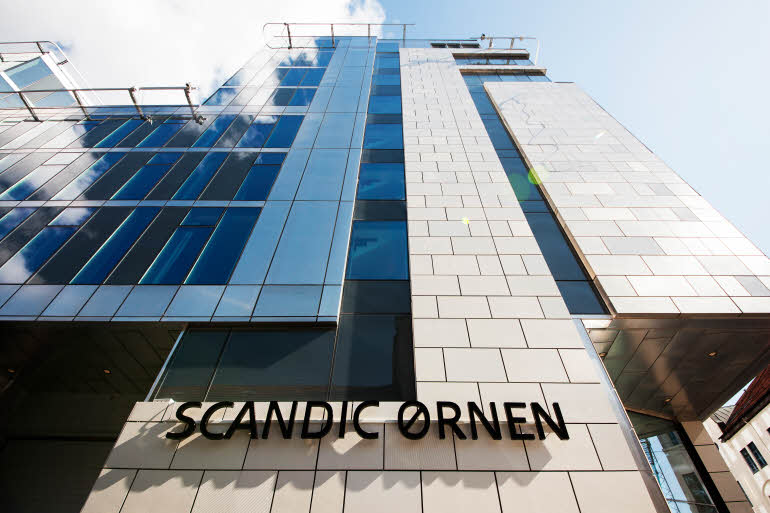 Scandic Ornen, facade, exterior