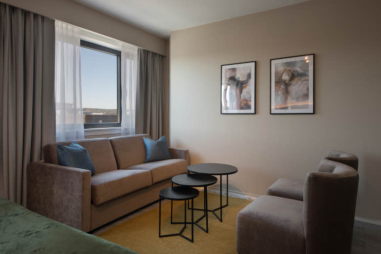 standard family four room at scandic city fredrikstad in norway