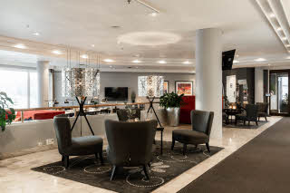 lobby at scandic kristiansund in norway