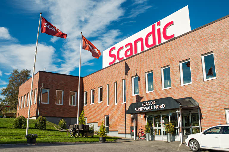 Facade hotel Scandic Sundsvall Nord