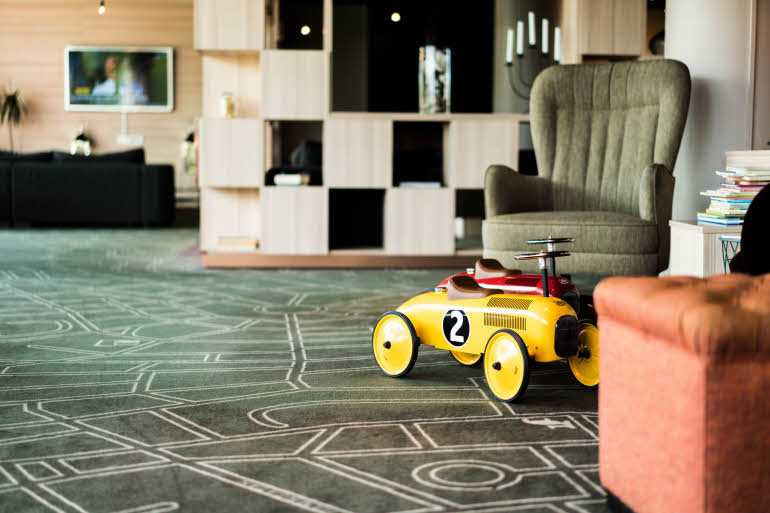 Lobby toy car Scandic Upplands Vasby