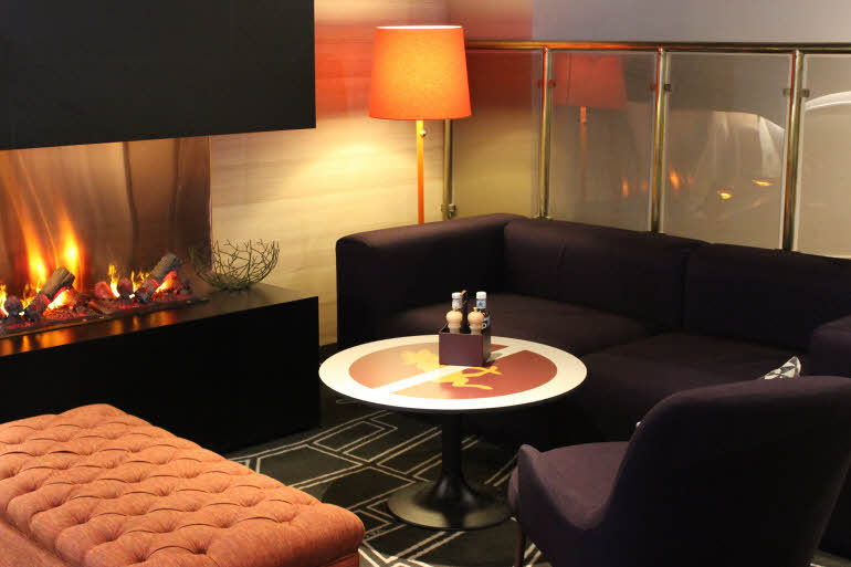 Scandic Sundsvall Nord, Koksbaren, lounge, fireplace