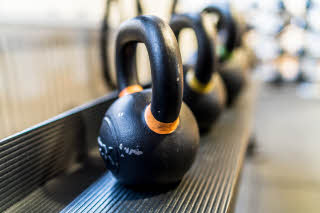 Gym dumbbells hotel Scandic Elmia