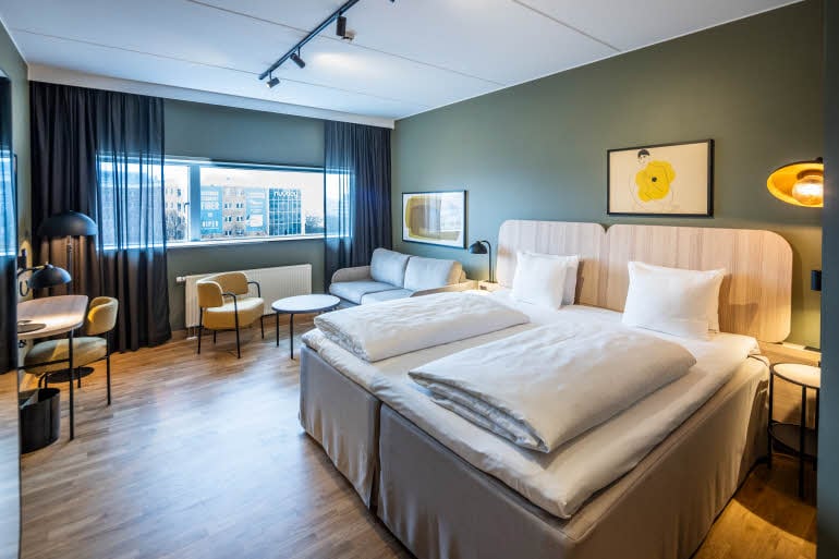 standard room at scandic sydhavnen