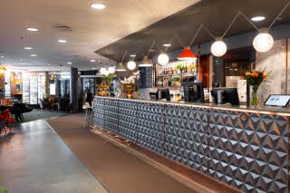 reception at scandic byporten in oslo norway