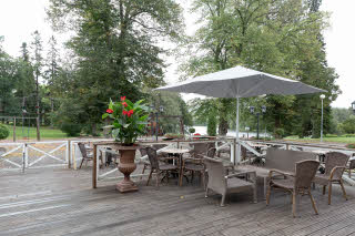 Summer cafe, terrace 