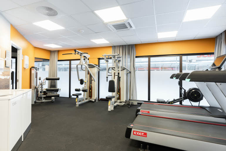 gym at scandic bergen city