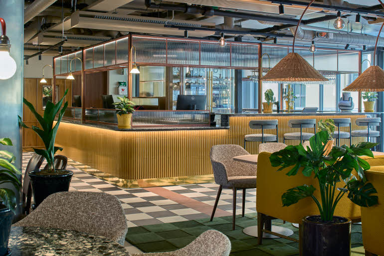 bar and restaurant at scandic wallin in stockholm