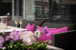 terrace at scandic tampere station in tampere