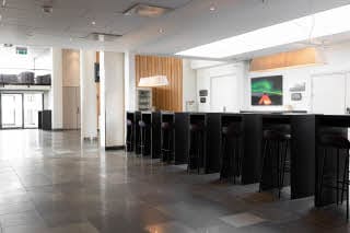 lobby at scandic alta in alta
