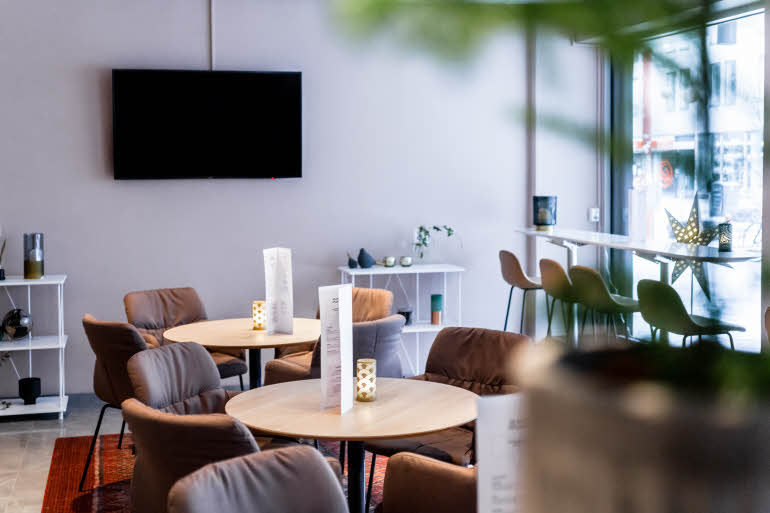 Bar in Scandic Uplandia in Uppsala Sweden