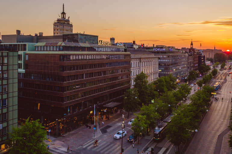 Facade Marski by Scandic hotel Helsinki city centre Finland