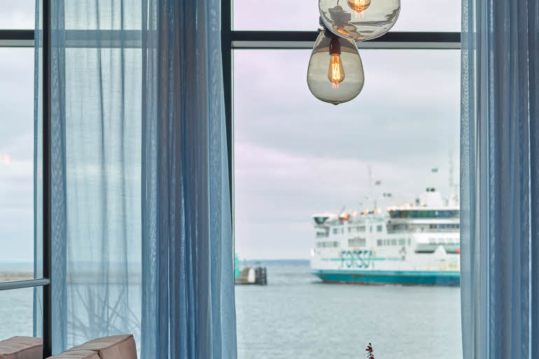 Interior detail window at Scandic Oceanhamnen