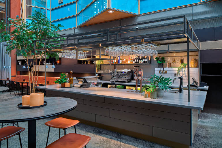 bar at scandic molndal in gothenburg sweden