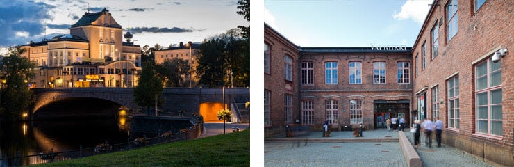 Tampere Teater og Vapriikki Museumscenter. Billedrettigheder: Visit Tampere/Atacan Ergin og Olli-Pekka Latvala
