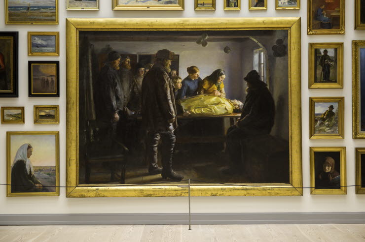Michael Ancherr, Den druknede - Foto: Skagens Kunstmuseer
